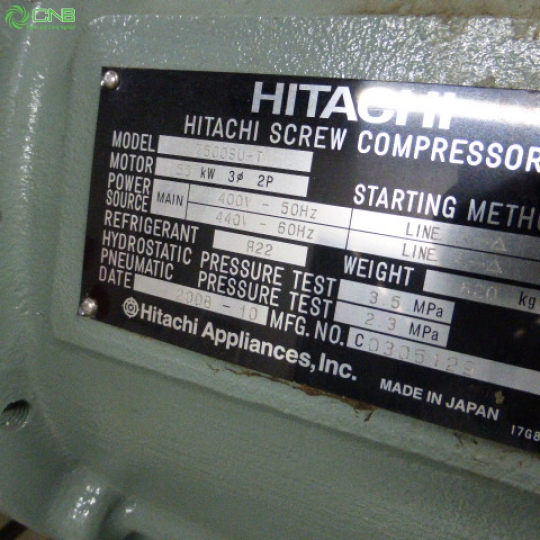 Máy Nén Lanh Trục Vít - Hitachi 32Kw x3